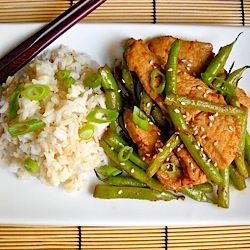 Spicy Szechuan Pork & Green Beans