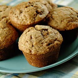 Whole Wheat Banana Maple Muffins