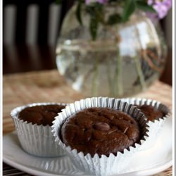 Double Chocolate Chunk Muffins