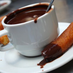 Churros con Chocolate