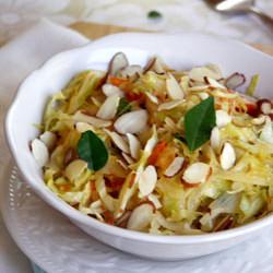 Sauteed Cabbage w/ Onions & Almonds