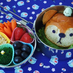 Raccoon Char Siu Bao Bento