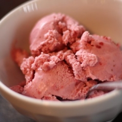 Strawberry Coconut Milk Ice Cream