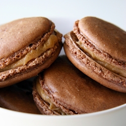 Chocolate Peanut Butter Macarons