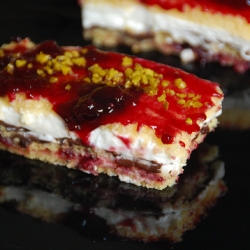 Cherry-Chocolate-Yogurt Bisquit Cake