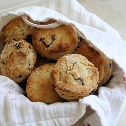 Clementine-Cherry Scones