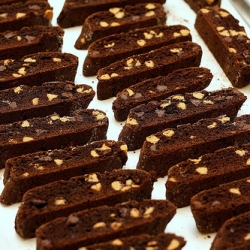 Double Chocolate PB Biscotti