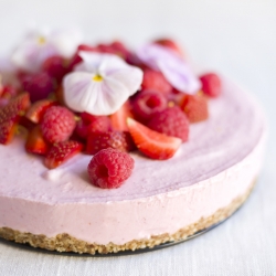 Frozen Pink Cheesecake