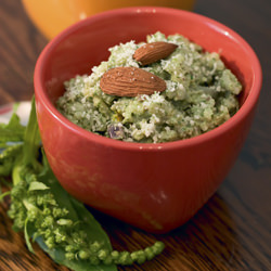 Risotto w/Spinach & Almond Pesto