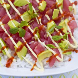 Spicy Tuna & Avocado Chirashi