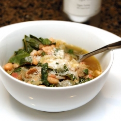 Beet Greens and Beans Soup