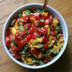 Mango Tomatillo Salsa