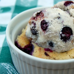 Blueberry Crisp Ice Cream