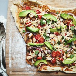 BBQ Chicken Pizza on the Grill