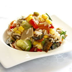 Rice Salad with Summer Vegetables