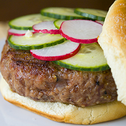 Feta Stuffed Lamb Burgers