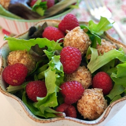 Raspberry Goat Cheese Salad