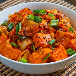 Kimchi Sweet Potato Salad