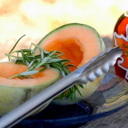 Grilled Melon with Rosemary