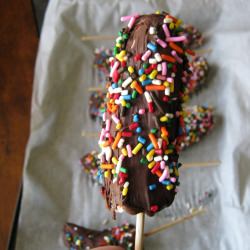 Frozen Banana Pops