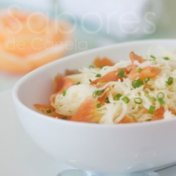 Capellini with Smoked Salmon