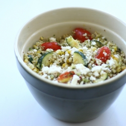 Tomato, Corn and Zucchini Salad