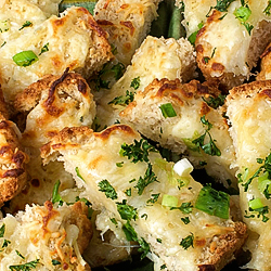 Beer Bread Cheese Bites