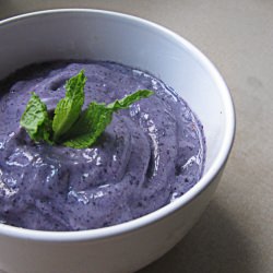 Soy Blueberry Ice Cream