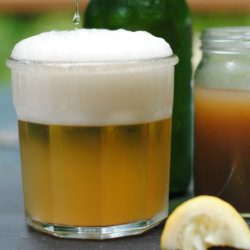 Homemade Ginger Syrup and Beer