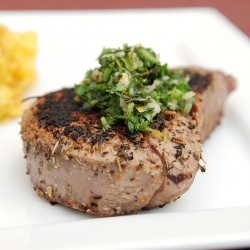 Seared Filet, Mixed-Herb Gremolata