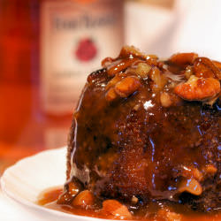 Sticky Toffee Pud, Bourbon Sauce