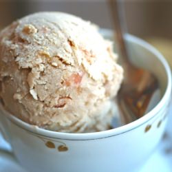 Rhubarb Swirl Ice Cream