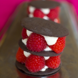 Raspberry Chocolate Sandwiches