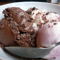 Chocolate and Dark Cherry Gelato