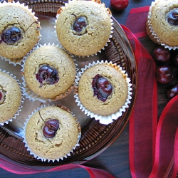 Cherry Corn Muffins