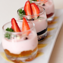 Tri-color Fruit Yogurt