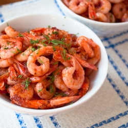 Shrimps with Sumac and Dill