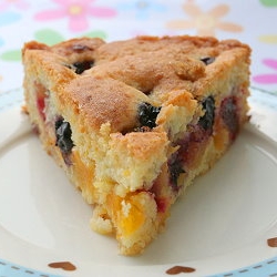 Stone Fruit Tea Cake