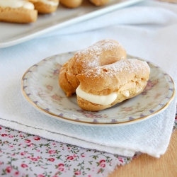 Lemon Cream Eclairs