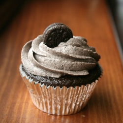 Mint Oreo Cupcake