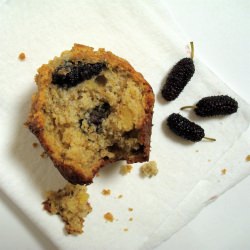 Ginger-Wheat Mulberry Muffins