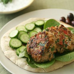 Mediterranean Turkey Burgers