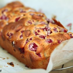 Raspberry Almond Tea Bread