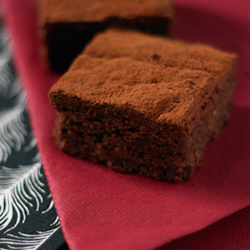 Beetroot & Red Wine Brownies