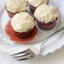 Malted Red Velvet Cakes