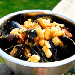 Steamed Mussels