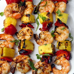 Chili Lime Shrimp Kabobs