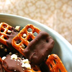 Chocolate & Hazelnut Pretzels