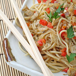 Spicy Asian-Style Noodles with Clam