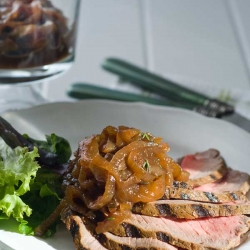 London Broil w/ Onion Marmalade